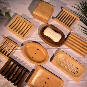 Jabonera <span class=keywords><strong>de</strong></span> Madera Natural Ecológica <span class=keywords><strong>de</strong></span> Diseño Moderno, Bandeja <span class=keywords><strong>de</strong></span> Jabón Autodrenante para Cocina, <span class=keywords><strong>Baño</strong></span>, Bañera y Ducha - Product Image 1