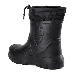 Chaussures <span class=keywords><strong>de</strong></span> travail antidérapantes et anti-huile <span class=keywords><strong>pour</strong></span> hommes, <span class=keywords><strong>bottes</strong></span> <span class=keywords><strong>de</strong></span> <span class=keywords><strong>pluie</strong></span> légères en EVA, <span class=keywords><strong>bottes</strong></span> <span class=keywords><strong>de</strong></span> <span class=keywords><strong>pluie</strong></span> courtes <span class=keywords><strong>chaudes</strong></span> en caoutchouc noir et blanc <span class=keywords><strong>pour</strong></span> l'hiver avec <span class=keywords><strong>chaussettes</strong></span> - Product Image 5