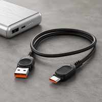 Kabel Data Toocki Tahan Lama Berjaring 100W PD 7A 7A Arus Tinggi Pengisian Cepat Lengkap Dengan Indikator Pintar untuk Penggunaan Sehari-hari