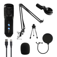 Microphone professionnel d'enregistrement bm 800, Kit de Microphone pour enregistrement, streaming, chant, en direct