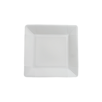 Assiettes carrées en carton jetables écologiques de haute qualité de 8 et 10 pouces, plateaux à gâteaux et boîtes à lunch