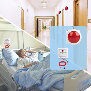 Thiết bị gọi y tá không dây với nút SOS và còi báo động theo dõi giọng nói cho người cao niên khuyết tật bệnh viện phòng khám - Product Image 5