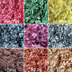 ดอกไฮเดรนเยียที่เก็บรักษาไว้38สีแห้งยาวนานสำหรับการจัดเรียงทำมือเค้กวันเกิดทำจากเรซิ่น - Product Image 4