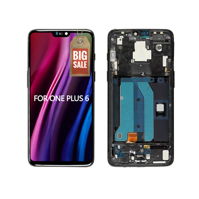 LCD Display Touch Screen Assembly TFT for Oneplus 1+ 6 A6000 |6T A6010 Frame