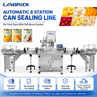 Machines de mise en conserve automatiques pour fruits en conserve (tranches, cubes, morceaux, morceaux coupés) et aliments en sirop (salades, cocktails)