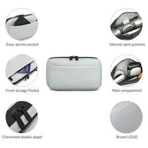 Kingsons Toiletry Bag Rectangle Solid Color Large Capacity Travel <b>Makeup</b> <b>Storage</b> Bag <b>For</b> Everyday Use - Product Image 5