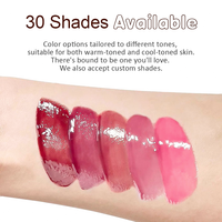 Nouveaux produits tendance : Gloss à lèvres teinté, étiquette privée, logo personnalisé, vente en gros, fabricant de gloss à lèvres en Chine
