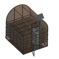 Déshydrateur solaire ACME AMS-3.6G 200-300 kg pour fruits et légumes, séchoir tunnel solaire pour serre