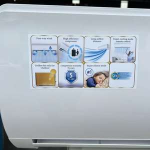 Climatisation murale haute performance UAE GRATUS 3 tonnes 36000 BTU 220V 50Hz R410a T3 Refroidissement uniquement Refroidissement rapide Turbo Ailettes dorées Flux d'air 4D - Product Image 3