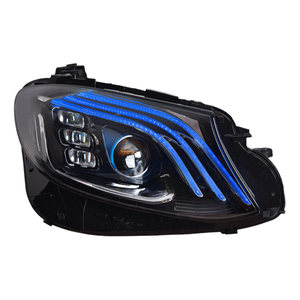DOS Auto <span class=keywords><strong>pour</strong></span> Mercedes-Benz Classe E W213 Ensemble de phares 16-20 Phare modifié avec style Maybach Feux de jour à LED - Product Image 1
