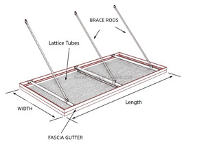 Toldo de pérgola con recubrimiento en polvo negro de aluminio moderno para garajes al aire libre toldos cocheras - Product Image 4