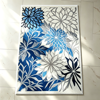 Tapis de couloir abstrait géométrique personnalisé, antidérapant avec support TPR, lavable, pour salon, chambre, entrée, couloir, maison