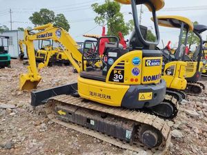 Miniexcavadora KOMATSU PC 30 Usada, Capacidad de 3 Toneladas, Segunda Mano, Buen Precio, con Motor, Caja de Cambios, Bomba de Engranajes y Rodamientos - Product Image 3