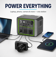 Centrale Électrique Grande Capacité 600W avec Contrôleur Solaire MPPT et Recharge Sans Fil 120W pour Urgences Domestiques et Aventures en Plein Air