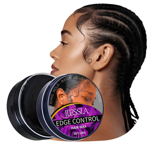 Cire coiffante imperméable à tenue extrême avec logo personnalisé, gel coiffant à marque privée pour le contrôle des bords, pour cheveux de femmes noires - Product Image 1