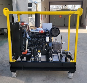 Machine de nettoyage à ultra haute pression 1000bar Hydrojetting équipement 23LPM 56kw nouvel état pour l'enlèvement de la peinture - Product Image 2