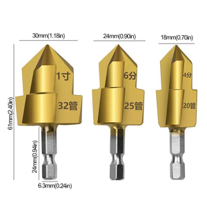 Broca PPR Lifti de 20/25/32mm para expansor de tubería de PVC de agua, reparación de conector, ajuste de plomada, escariador, agujero de resma, herramienta de fontanero - Product Image 6