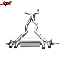 Échappement en alliage de titane pour BMW M3 M4 F80 F82 avec soupapes de silencieux, tuyaux d'échappement, accessoires de voiture