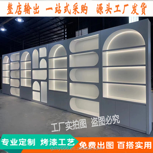 Meuble de <span class=keywords><strong>rangement</strong></span> moderne et écologique pour la présentation visuelle, en MDF, facile à assembler, pour <span class=keywords><strong>salon</strong></span> de beauté et magasin de détail - Product Image 4