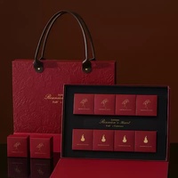 Boîte à gâteaux de lune chinoise personnalisée haut de gamme, emballage cadeau pour gâteaux et thé, boîte à gâteaux de lune