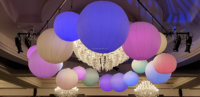 Ballon gonflable lumineux à LED Ballon coloré à toucher Ballon lumineux en PVC Ballon gonflable à LED pour la fête