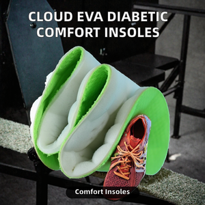 EVA Comfort Sports Insoles Breathable Shock Absorbing Thick Cushion High Elastic <b>Shoe</b> Inserts for <b>Men</b> and Women - Product Image 2