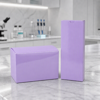 Boîte en carton personnalisée avec logo, emballage en papier pliable pour produits de beauté, vente en gros OEM ODM