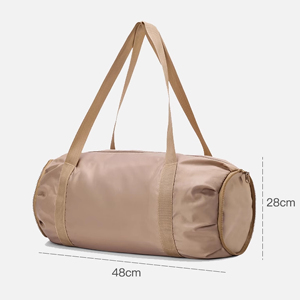 Bolsa de Viaje Deportiva Redonda Ultraligera de Nailon, Impermeable, Plegable, con Logotipo Personalizado - Product Image 2