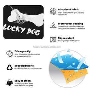 Alfombrilla de Fieltro Antideslizante para Perros, Ecológica, Apta para Mascotas, OEM, Lavable, Reutilizable, Absorbente, Protección para el Suelo del Hogar, Venta al Por Mayor - Product Image 5