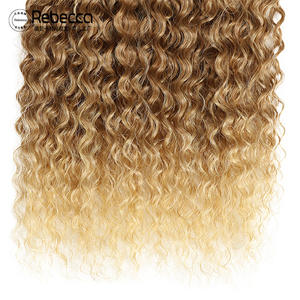 Fasci di Extension Ombré Ricci Afro Naturali all'Ingrosso Materiale per Intreccio Rattan Lisci Immagini all'Ingrosso Pacchi di Extension Sintetiche per Tessitura - Product Image 4
