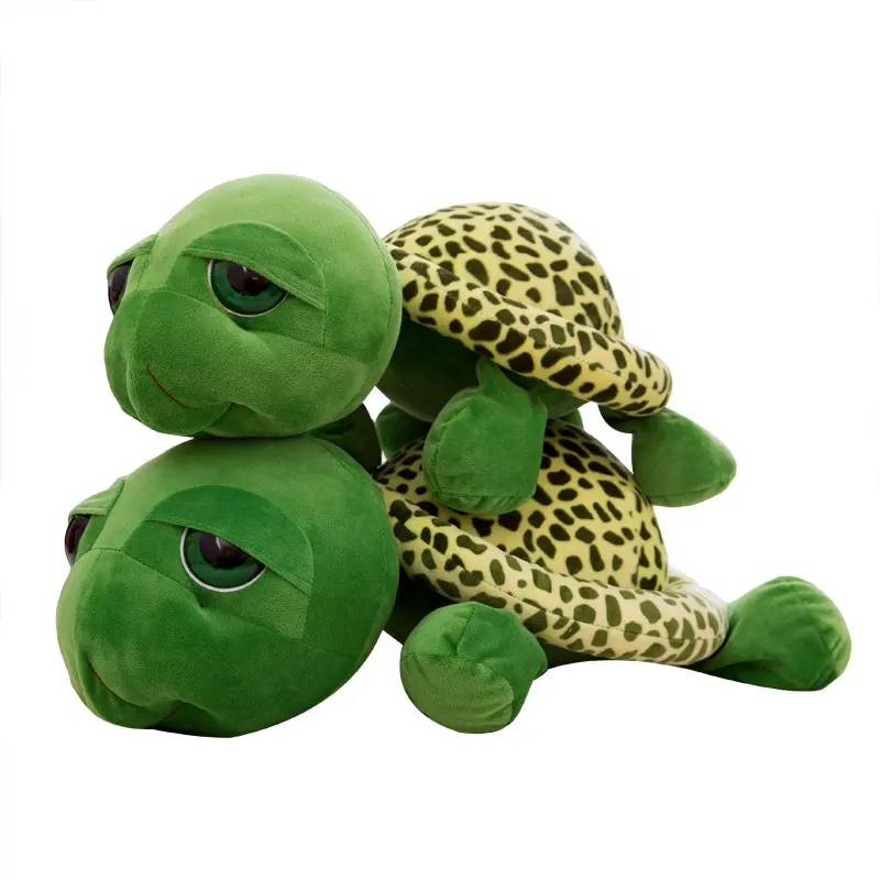 Hot Selling Big Eyes Turtle Doll anime plush toys Super Soft Big Eye Green Turtle Cushion Cartoon Sea Turtle Plush Toys