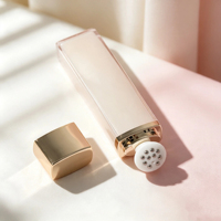 Tube de crème contour des yeux à bille roulante en acier carrée, 20 ml, personnalisable avec logo, vente en gros, best-seller