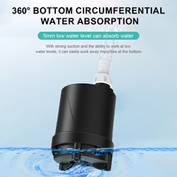 Pompe à eau de circulation de laboratoire DC 24V ABS, haute capacité, alimentation réglable, variateurs de fréquence, équipement de refroidissement