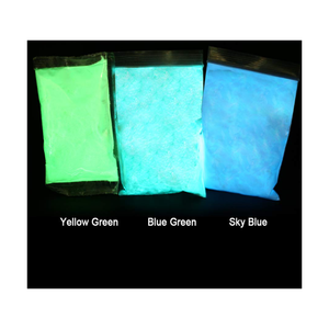ผงสีเรืองแสงในที่มืด 12 สี ผงสีเรืองแสง ผงสีโฟโตโลมิเนสเซนต์ - Product Image 2