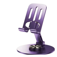 Support de tablette multifonctionnel rotatif à 360° en alliage de zinc, anti-fuite, pour tableau de bord, support pliable pour téléphone portable
