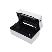 Printer Label Thermal 110mm dengan Bluetooth Nirkabel USB untuk Paket Desktop, Printer Barcode
