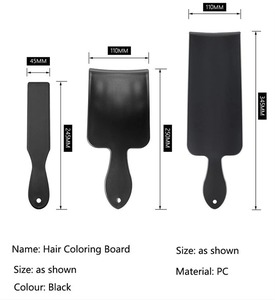 Tabla de Coloración de Cabello de Plástico Negra Profesional para Salón de Belleza y Barbería, Placa Aplicadora de Tinte y Mechas, Marca <span class=keywords><strong>WangDa</strong></span> - Product Image 3