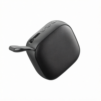 Mini enceinte portable sans fil carrée en plastique avec double connexion Bluetooth 5.0 pour une sonorisation stéréo, idéale pour les voyages, la maison et le bureau