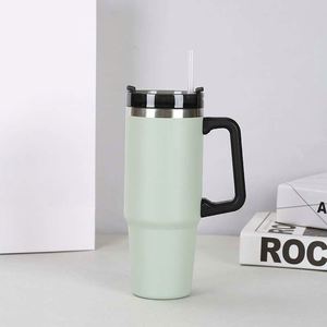 30Oz Stainless Steel Insulated <b>Cup</b> With Modern Design Straw - Product Image 2