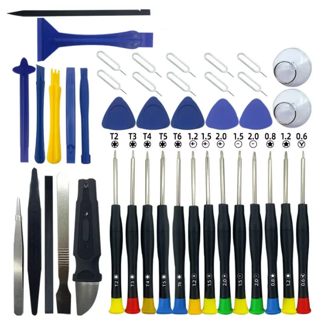 42 in 1 Mobile Phone Repair Tools Disassemble Repair Set for iPhone Screwdriver Combination Skid Multi Function Disassembly Kit