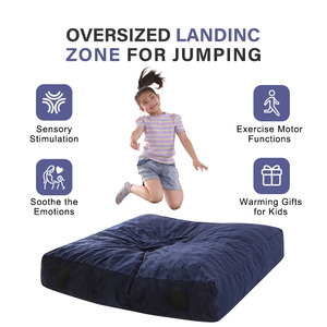 Alfombra Sensorial de Espuma Suave con Cubierta de Terciopelo Lavable Personalizada OEM para Niños Autistas, Ideal para Jugar y Saltar - Product Image 3