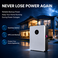 5Kwh 2,5 Kwh système de stockage d'énergie domestique tout en un 25.6V 100Ah LiFePO4 batterie intégrée 5Kw onduleur hybride Plug and Play UPS