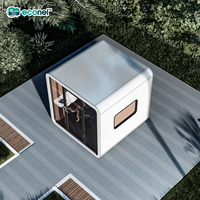 Cabine Modulaire Moderne Respirante ECONEL Apple en Acier 20FT/40FT – Stand de Service pour Supermarché Européen, Bureau Mobile Préfabriqué, Pod Commercial