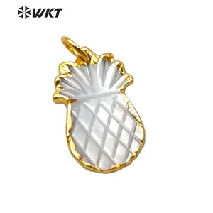 WT-P1241 WKT Bijoux De Mode Pour Les Femmes Bijoux Décoration Ananas Forme Pendentif En Coquille