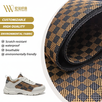 Tissu en maille 3D respirant et léger 100 % polyester pour la languette des chaussures de sport – Vente directe usine