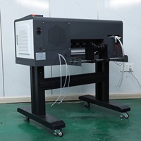Printer DTF Dual XP600 A3/30 cm 30 cm, Printer Film Transfer langsung dengan Dtf mesin bubuk goyang untuk kaus