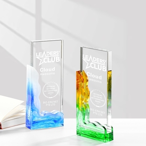 La targa del trofeo di cristallo creativo di nuovo arrivo assegna colori e modelli personalizzati che cantano e ballano il trofeo del campione della competizione - Product Image 5