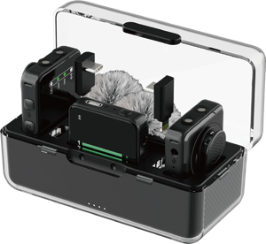 Winbridge One-for-Two 2.4G draadloos lavalier microfoonsysteem met type-C connector en omnidirectioneel patroon - Product Image 1