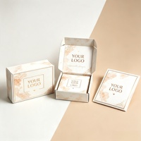 Nouvelles boîtes d'expédition pour bijoux avec logo personnalisé, emballage pour envoi postal, boîte cadeau pour bijoux, boîte en papier pour emballage de bijoux