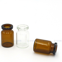 Flacon tubulaire vide en verre GL de haute qualité 3ml 5ml Flacons pour injection avec bouchon en caoutchouc et bouchon en plastique aluminium